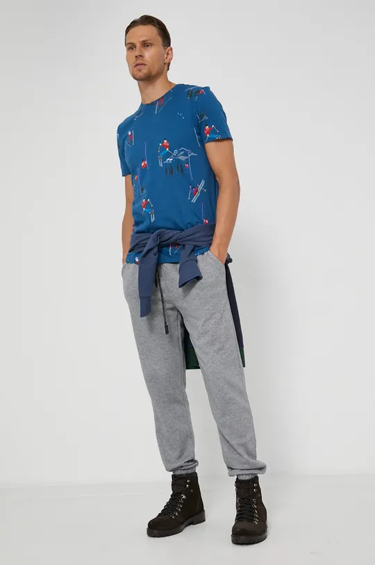 Medicine - T-shirt bawełniany Apres Ski niebieski