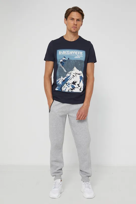 Medicine - Βαμβακερό μπλουζάκι Apres Ski σκούρο μπλε