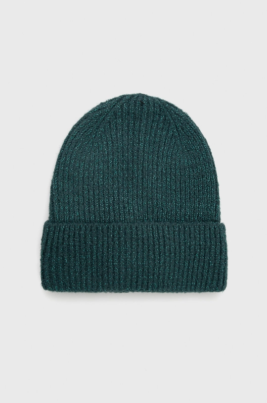 zielony Czapka beanie zielona Damski