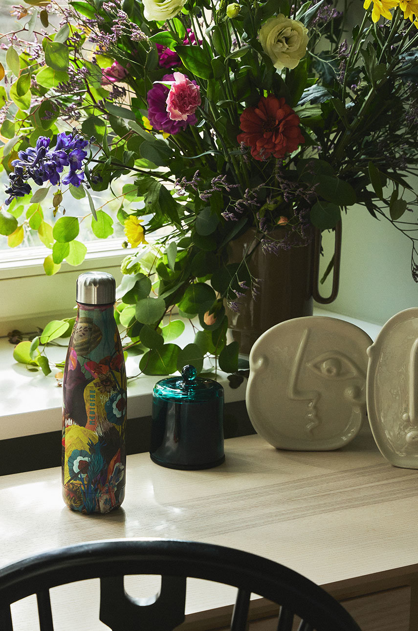 Wazon dekoracyjny ceramiczny biały Unisex