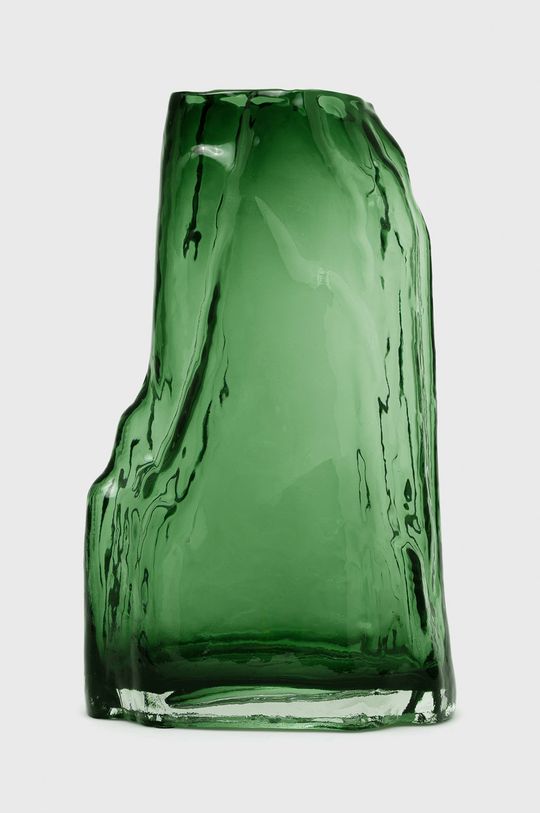 Wazon dekoracyjny szklany kolor zielony 100 % Szkło