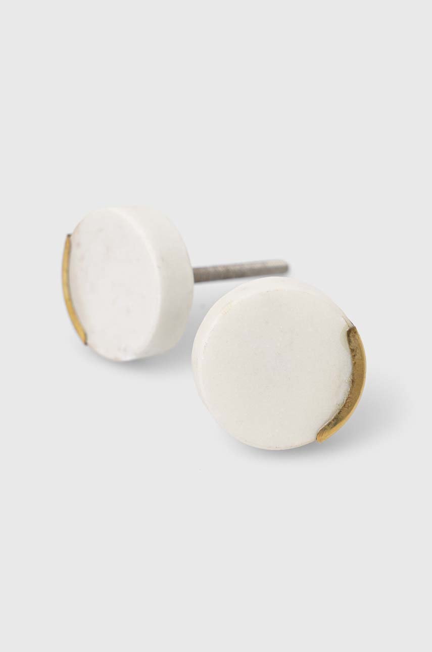 Uchwyt do mebli z kamienia naturalnego (2-pack) kolor biały biały