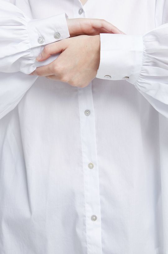 Koszula damska gładka biała