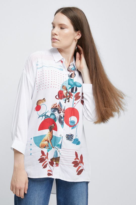 Koszula damska z kolekcji Psoty multicolor Damski