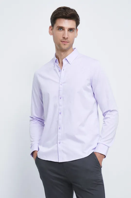 fialová Bavlnená košeľa Medicine Pánsky