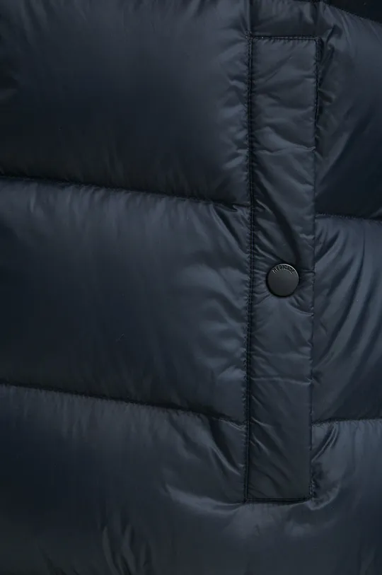 Páperová bunda pánska zateplená čierna farba Pánsky