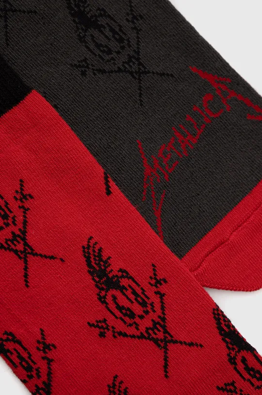 Ponožky pánske bavlnené Metallica (2-pack) viacfarebná