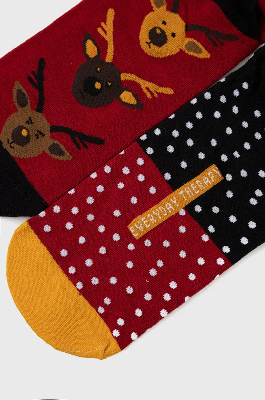 Ponožky pánske so vzorom (2-pack) viacfarebná