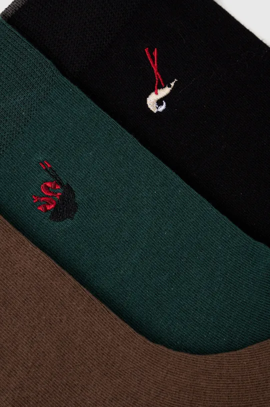 Ponožky pánske so vzorom (3-pack) viacfarebná