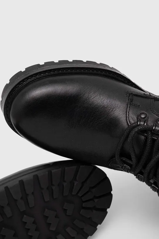 černá Kotníkové boty pánské černá barva