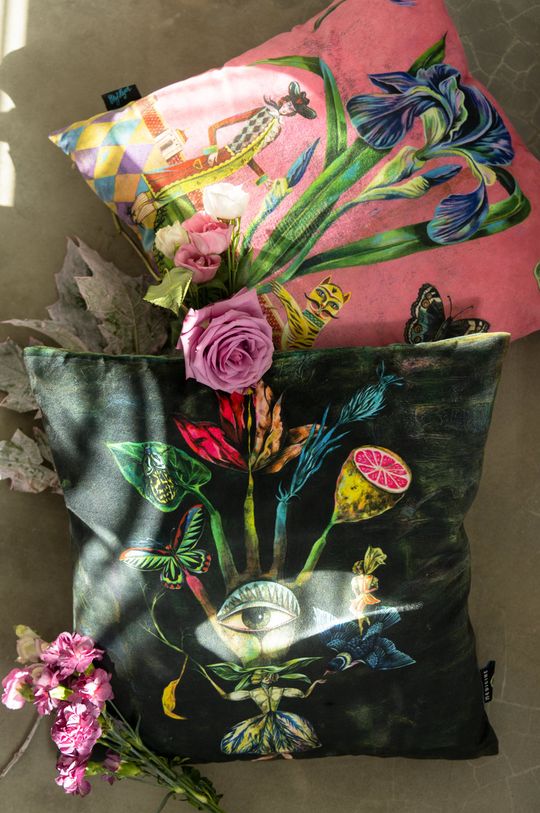 multicolor Poszewka na poduszkę 45 x 45 cm by Olaf Hajek (2-pack) kolor multicolor Unisex