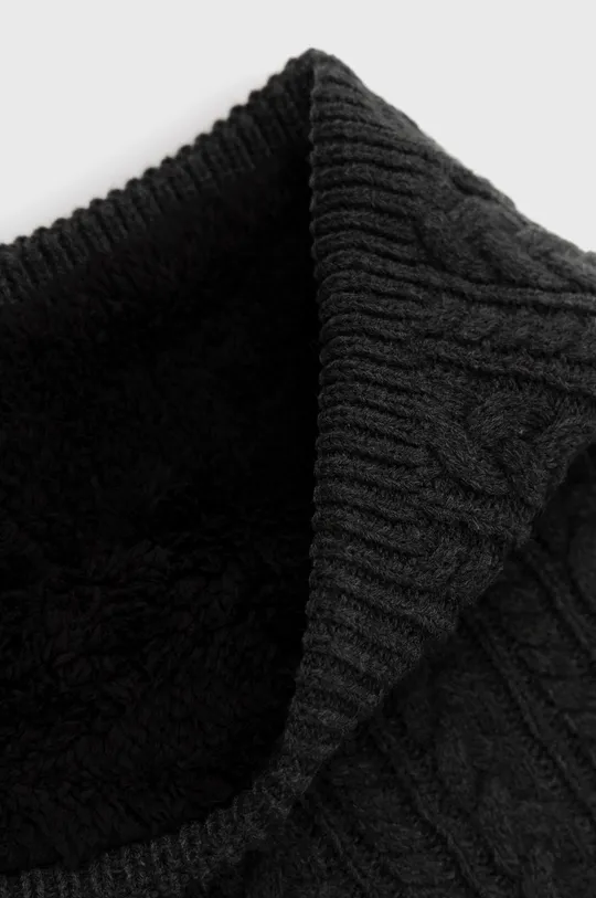 Nákrčník pánský v copánkovém vzoru šedá barva  Hlavní materiál: 100% Akryl Podšívka: 100% Polyester