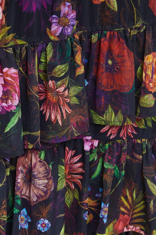 multicolor Spódnica damska wzorzysta multicolor