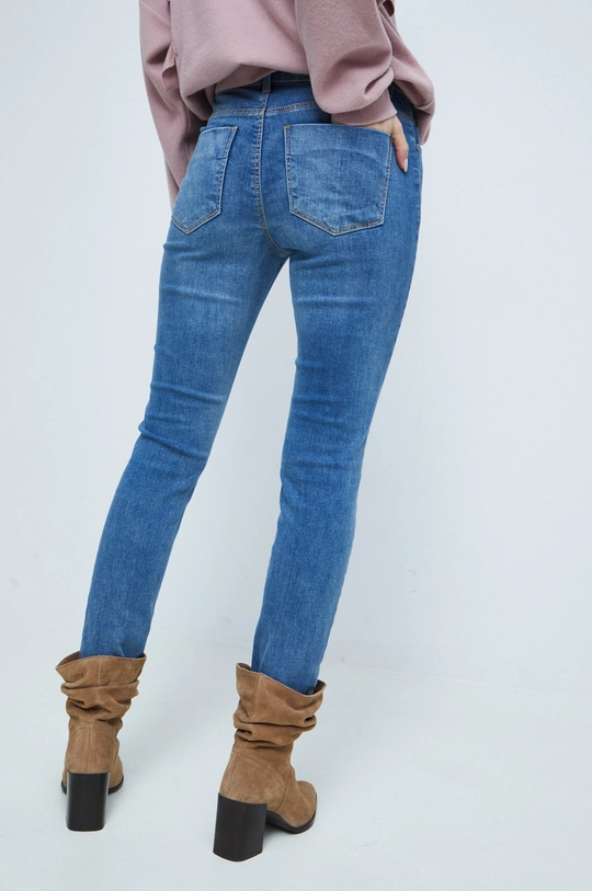 Jeansy damskie skinny TALL niebieskie  Materiał zasadniczy: 98 % Bawełna, 2 % Elastan Podszewka: 100 % Bawełna