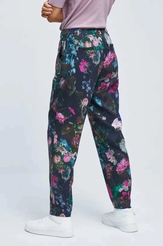 Spodnie damskie wzorzyste multicolor 100 % Lyocell
