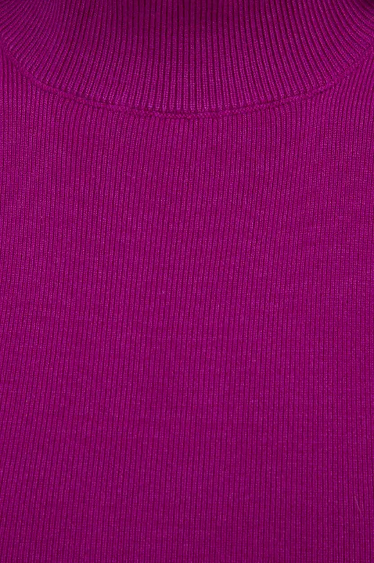 Šaty dámske z hladkej pleteniny ružová farba Dámsky