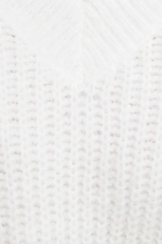 Sweter damski gładki kolor beżowy Damski