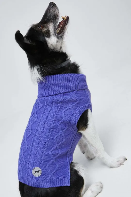 Medicine maglione per animali domestici violetto