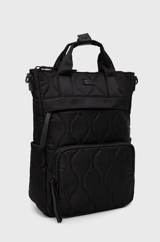 Dámska kabelka z textilnej látky čierna