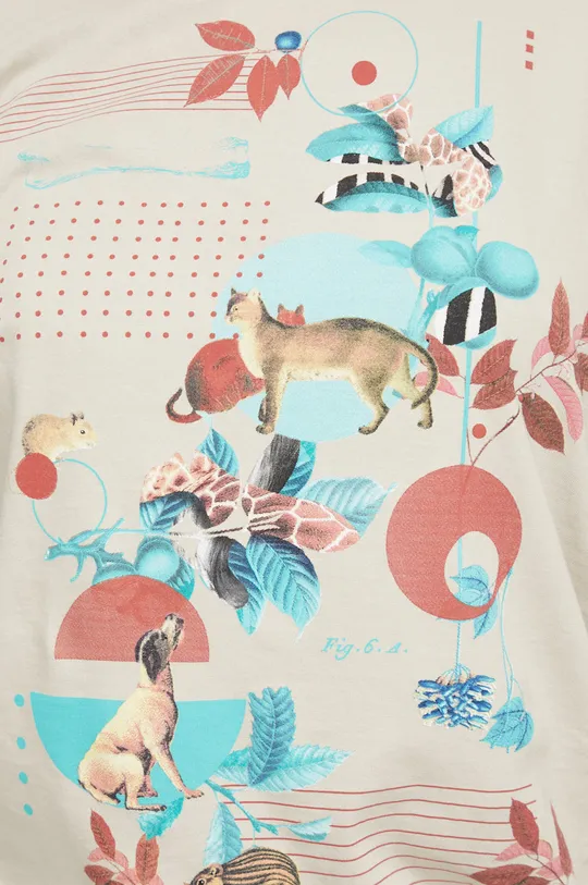 Bavlnené tričko dámske z kolekcie Psoty