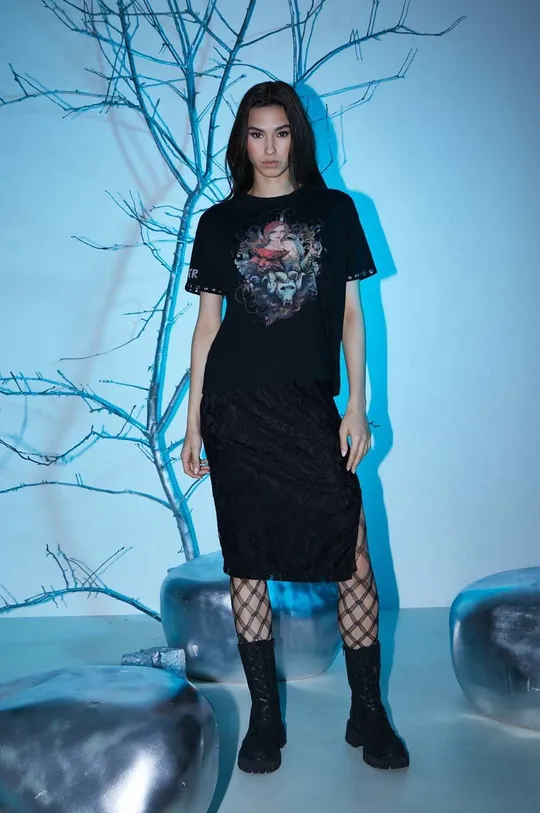 The Witcher x Medicine t-shirt bawełniany czarny