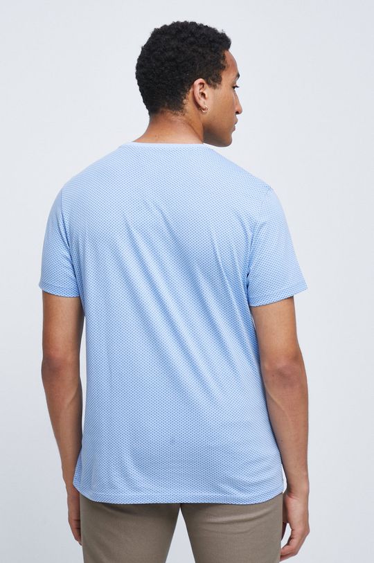 T-shirt bawełniany niebieski 100 % Bawełna