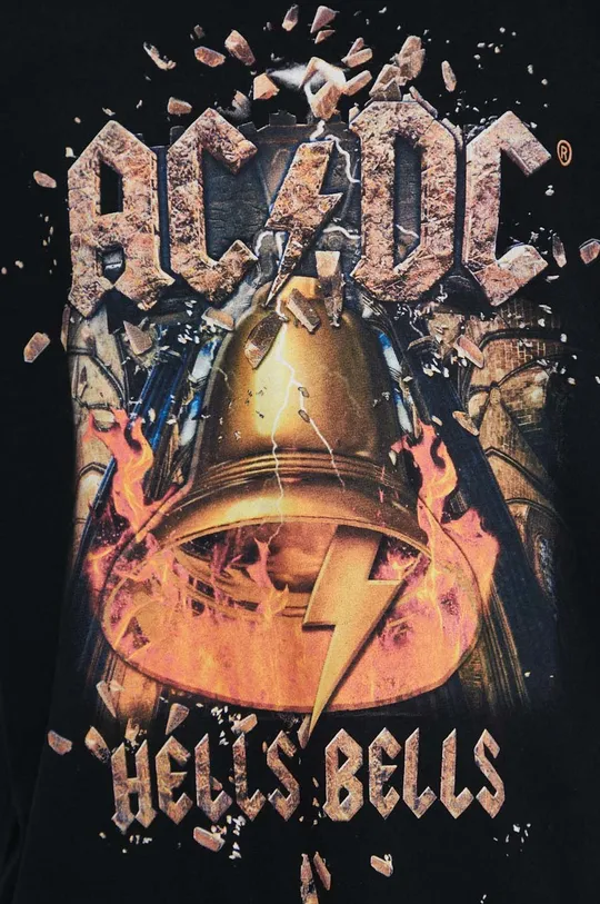 T-shirt bawełniany męski AC/DC kolor czarny Męski