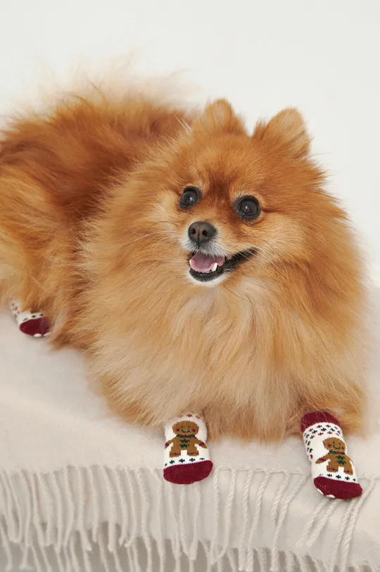 viacfarebná Ponožky pre psa vianočné viac farieb Unisex