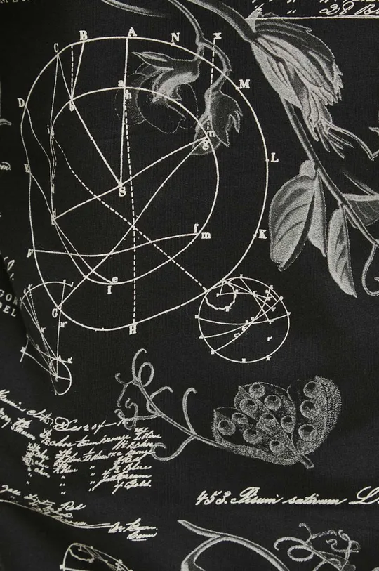Mikina pánska z kolekcie Science čierna farba Pánsky