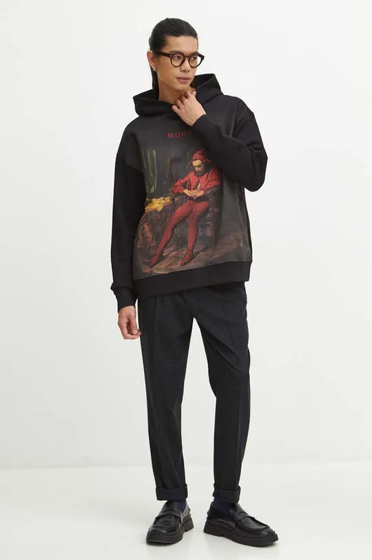 Bluza męska z kolekcji Eviva L'arte kolor czarny czarny