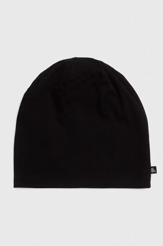 Bavlnená čiapka čierna farba čierna