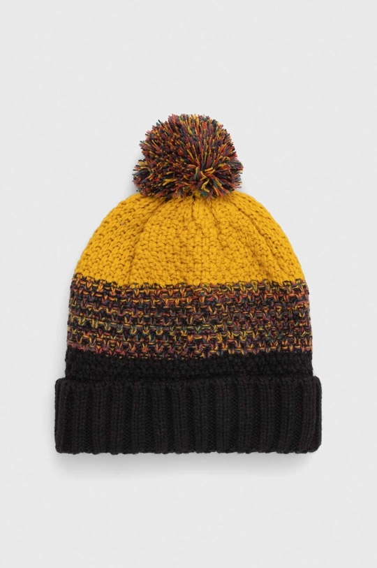 multicolor Czapka męska beanie z pomponem kolor multicolor Męski