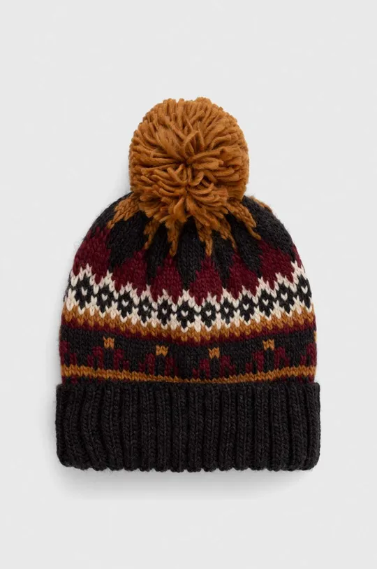 multicolor Czapka męska beanie z pomponem kolor multicolor Męski