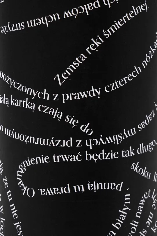 Termo fľaša 500 ml - Jubilejná kolekcia Nadácia W. Szymborskej x Medicine čierna farba Unisex