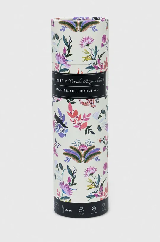 Butelka termiczna z kolekcji Medicine x Veronika Blyzniuchenko kolor multicolor Unisex