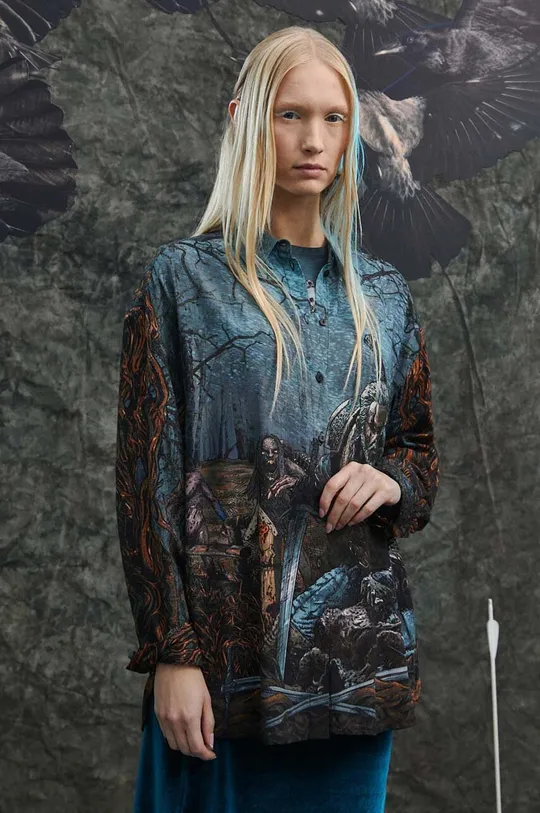 Koszula damska z kolekcji The Witcher x Medicine kolor multicolor multicolor