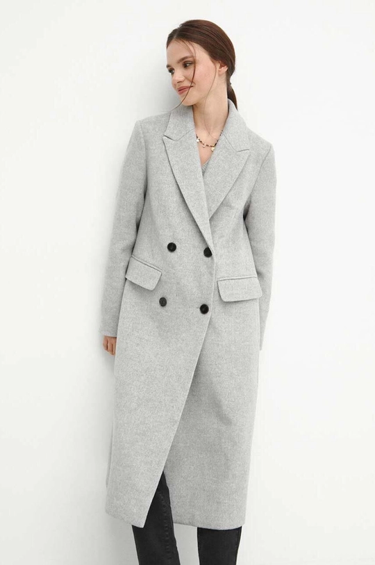 grigio Medicine cappotto con aggiunta di lana Donna