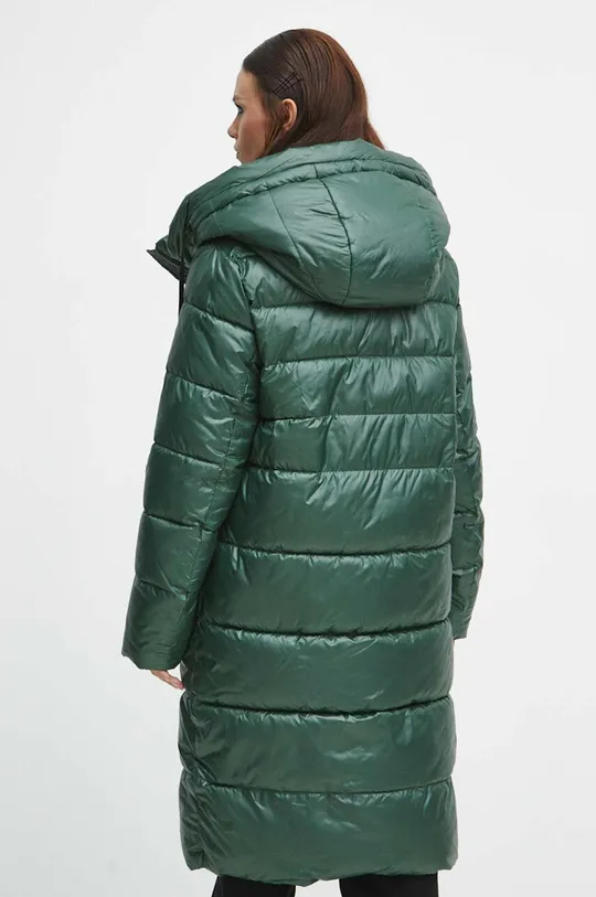 Kabát dámský zelená barva Hlavní materiál: 100 % Polyester Podšívka: 100 % Polyester Výplň: 100 % Polyester Podšívka rukávů: 100 % Polyester