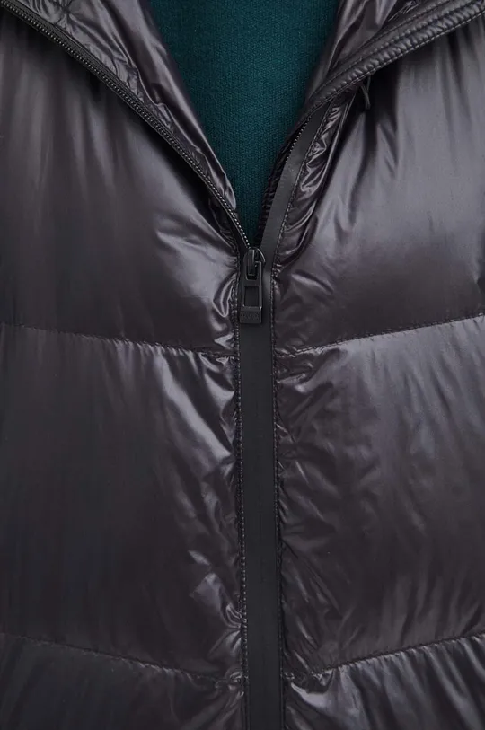 Páperový kabát dámsky prešívaný čierna farba