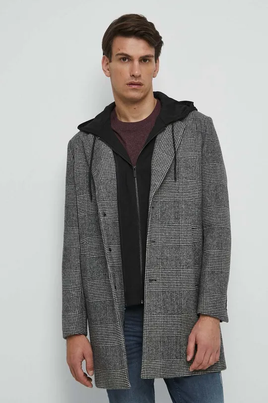 multicolore Medicine cappotto con aggiunta di lana Uomo