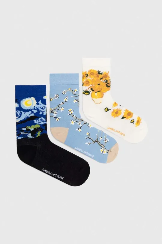 vícebarevná Ponožky dámské z kolekce Eviva L'arte (3-pack) více barev Dámský