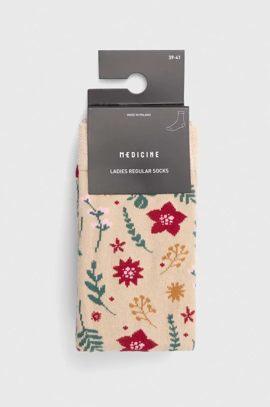 Ponožky dámske kvetinové (2-pack) viac farieb <p>75 % Bavlna, 23 % Polyamid, 2 % Elastan</p>