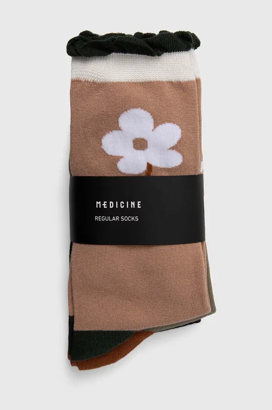 Βαμβακερές κάλτσες Medicine 3-pack 98% Βαμβάκι, 2% Σπαντέξ