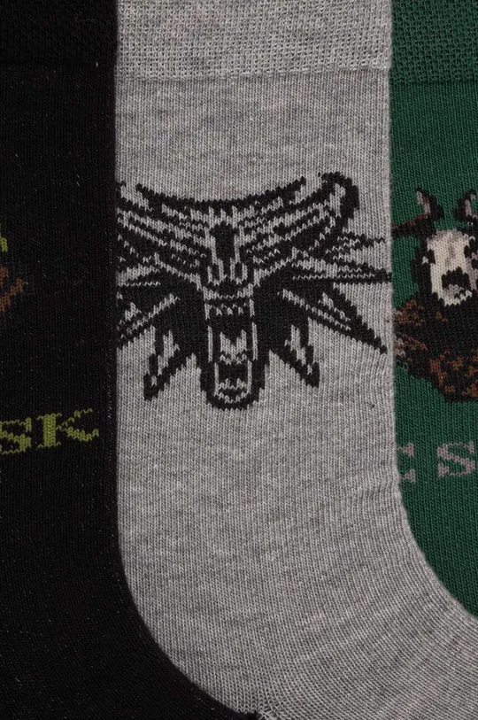 Bavlnené ponožky dámske z kolekcie The Witcher x Medicine (3-pack) viacfarebná