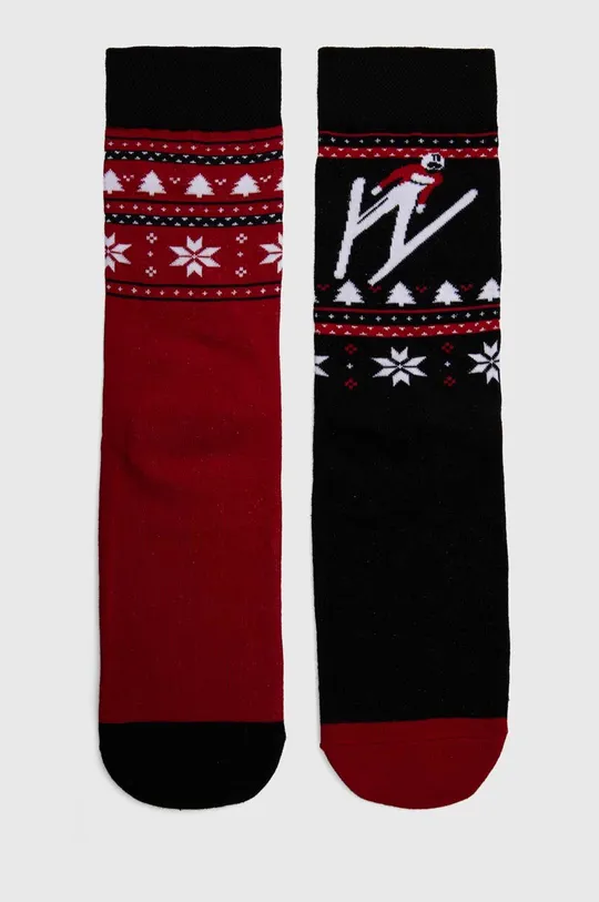 vícebarevná Bavlněné ponožky pánské vánoční (2-pack) více barev Pánský