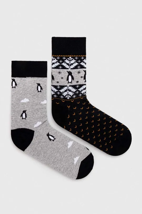 viacfarebná Ponožky pánske so zimným motívom (2-pack) viac farieb Pánsky