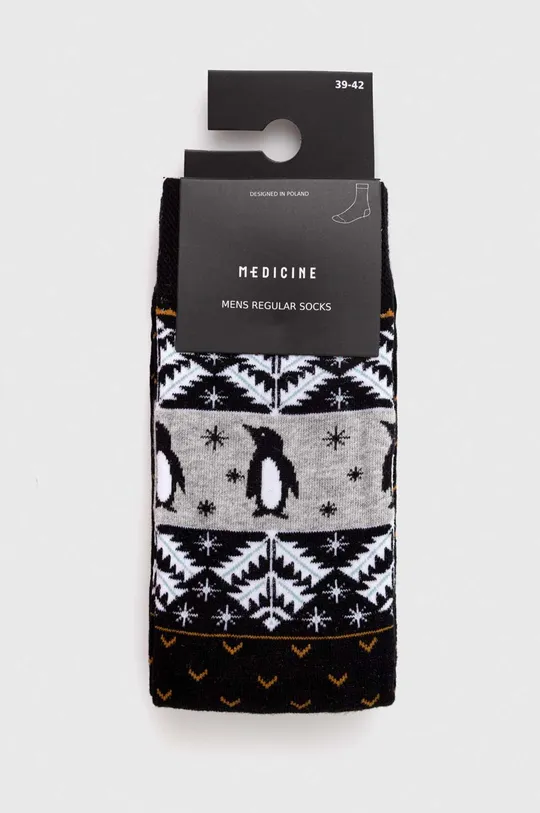 Ponožky pánske so zimným motívom (2-pack) viac farieb viacfarebná