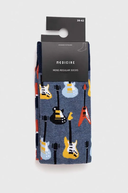 Bavlnené ponožky pánske s gitarami (2-packi) viac farieb <p>75 % Bavlna, 23 % Polyamid, 2 % Polyester</p>