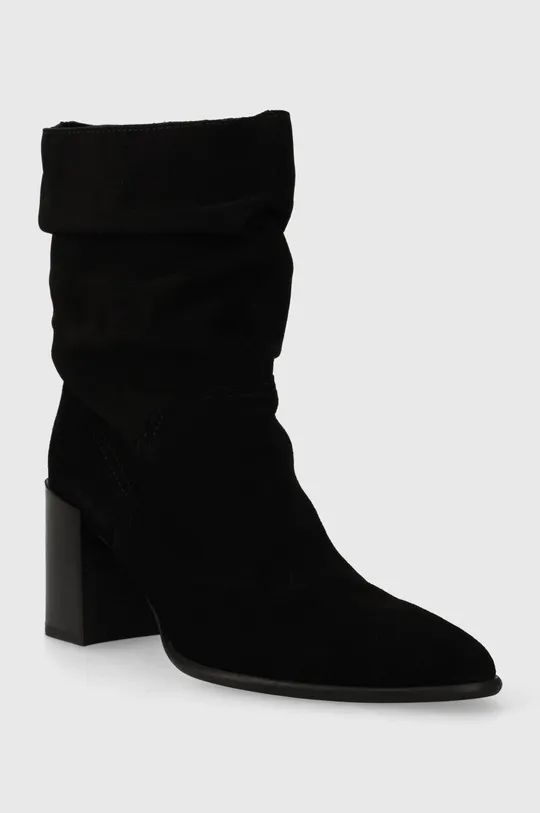 Elegantni škornji iz semiša Medicine črna