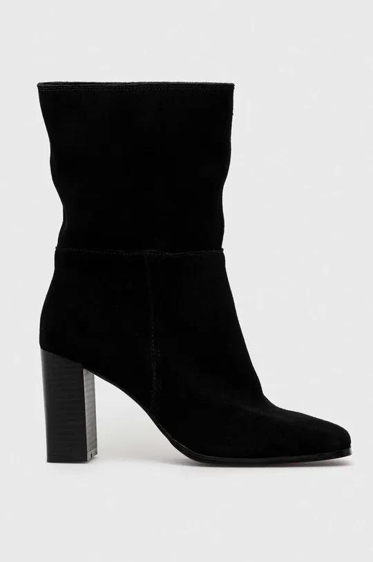 čierna Členkové topánky dámske čierna farba Dámsky